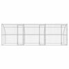 vidaXL Dog Kennel 3 pcs Silver 6 x 2 x 2 m Galvanised steel