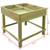vidaXL Elevated Planter 80x80x80 cm Impregnated Wood