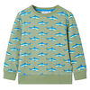 vidaXL Kids'Sweatshirt Light Khaki 128