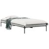 vidaXL Bed Frame without Mattress Grey Sonoma 75x190 cm