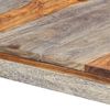 vidaXL Dining Table Grey 140x70x76 cm Solid Acacia Wood