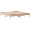 vidaXL Bed Frame without Mattress 200x200 cm Solid Wood Pine
