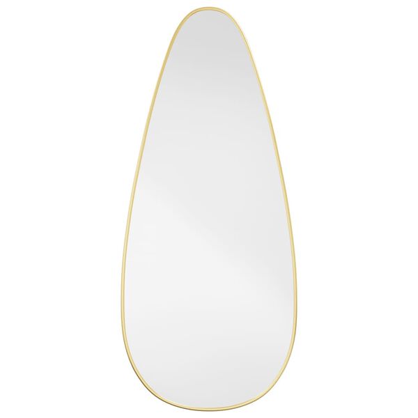 vidaXL Wall Mirror Gold 80x35 cm