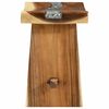 vidaXL Bathroom Stool Natural 50 x 30 x 45 cm Natural Wood