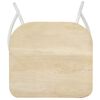 vidaXL Bar Stools 2 pcs Solid Mango Wood