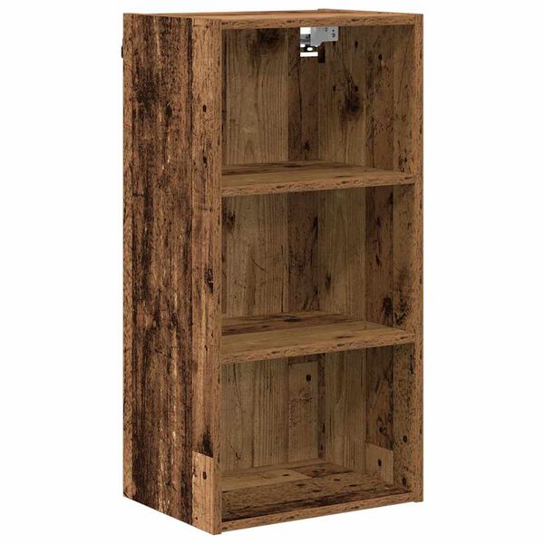 vidaXL Hanging Cabinet Old Wood 40 x 29.5 x 80 cm Engineered Wood