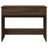 vidaXL Dressing Table with Mirror Brown Oak 100x45x76 cm