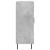 vidaXL Sideboard Concrete Grey 69.5x34x90 cm Engineered Wood
