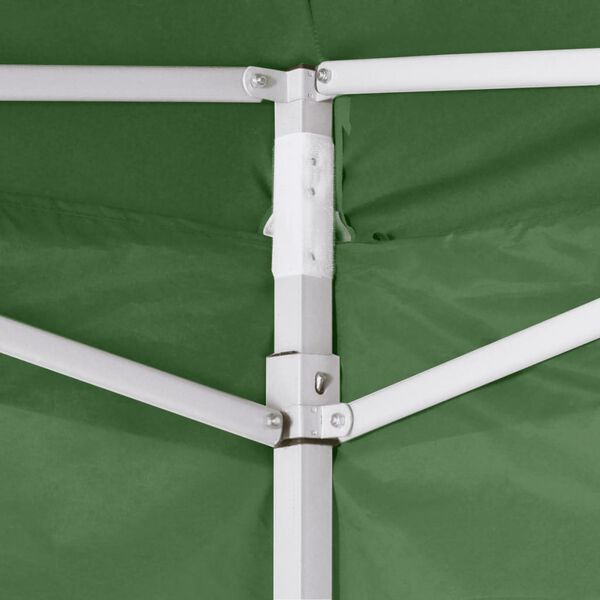 vidaXL Foldable Tent with 2 Walls 3x3 m Green