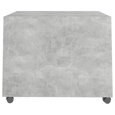 vidaXL Coffee Table Concrete Grey 55x55x40 cm Engineered Wood