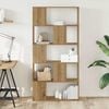 vidaXL Bookcase 5-Tier Artisian Oak 80.5x23.5x162.5 cm Engineered Wood