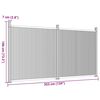 vidaXL Fence Panel Grey 353x186 cm WPC