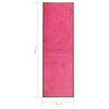 vidaXL Doormat Washable Pink 60x180 cm