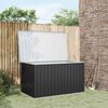 vidaXL Garden Storage Box Anthracite 171x99x93 cm