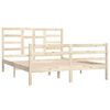 vidaXL Bed Frame without Mattress Solid Wood 150x200 cm King Size