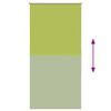 vidaXL Roller Blind Blackout Leaves Green 75x150 cm Fabric Width 70.7 cm Polyester