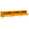 vidaXL TV Cabinet Mustard Yellow 202x39x43.5 cm Cold-rolled Steel