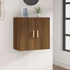 vidaXL Wall Cabinet Brown Oak 60x30x60 cm Engineered Wood