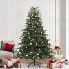 vidaXL Artificial Christmas Tree with 300 LEDs with Stand Green 240 cm