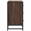 vidaXL Bathroom Sink Cabinet Brown Oak 80x33x60 cm Engineered Wood