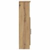 vidaXL Bathroom Cabinet with Roll Holder Artisan Oak 20.5x22x90 cm