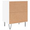vidaXL Bedside Cabinets 2 pcs White 40x30x50 cm Engineered Wood