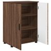 vidaXL Bathroom Cabinet with Storage Brown Oak 60 x 35 x 80 cm