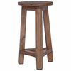 vidaXL Stool Natural 28 x 28 x 50 cm Mahogany Wood