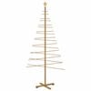vidaXL Wooden Christmas Tree Brown 210 cm Bamboo