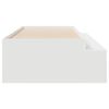 vidaXL Bed Frame with Drawer White 100 x 200 cm Engineered Wood
