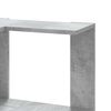 vidaXL Corner Bookcase 3-Tier Concrete Grey 50x50x102 cm Engineered Wood