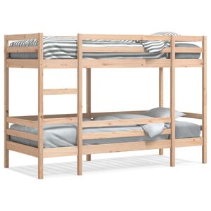 vidaXL Bunk Bed without Mattress 90x190 cm Single Solid Wood Pine