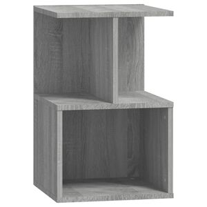 vidaXL Bedside Cabinet Grey Sonoma 35x35x55 cm Engineered Wood