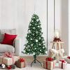 vidaXL Corner Artificial Christmas Tree Green 150 cm PVC and Metal