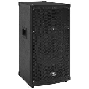 vidaXL Professional Passive Hifi Stage Speaker 150 W Black 37x37x64cm