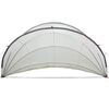 vidaXL Pool Dome Folding Manual Grey and Orange 430 x 430 x 210 cm