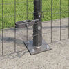 vidaXL Fence Post 13 pcs Grey Steel