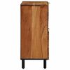 vidaXL Sideboard with Door Natural 80 x 33.5 x 75 cm Solid Acacia Wood