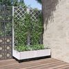 vidaXL Garden Planter | White | Polypropylene | Large | Planters