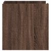 vidaXL Bedside Cabinet Brown Oak 45x50x50 cm Engineered Wood