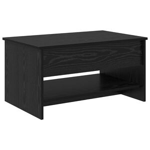 vidaXL Coffee Table Black Oak 80 x 50.5 x 41.5 cm Engineered Wood