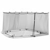 vidaXL Mosquito Net for Gazebo 220 Mesh 220 mesh Black 3.6 x 3.6 x 2 m