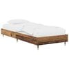 vidaXL Bed Frame Old Wood 80 x 200 cm Engineered Wood