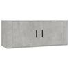 vidaXL 6 Piece TV Cabinet Set Concrete Grey Engineered Wood