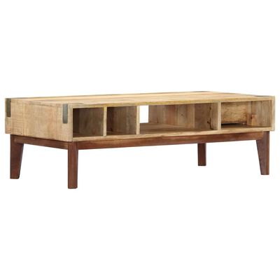 vidaXL Coffee Table 110x55x40 cm Solid Mango Wood