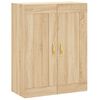 vidaXL Highboard Sonoma Oak 69.5x34x180 cm Engineered Wood