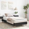 vidaXL Bed Frame No Mattress Black 90x200 cm Engineered Wood