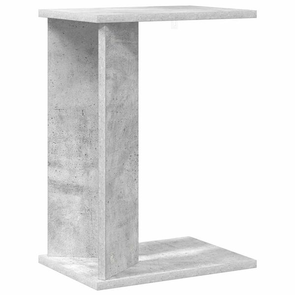 vidaXL End Table Concrete Grey 35 x 25 x 50 cm Engineered Wood