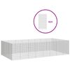 vidaXL Free Range Animal Enclosure 24-Panel 54x100 cm Galvanised Iron