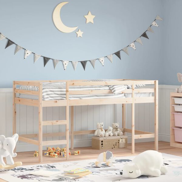 vidaXL Kids' Loft Bed without Mattress with Ladder 80x200 cm